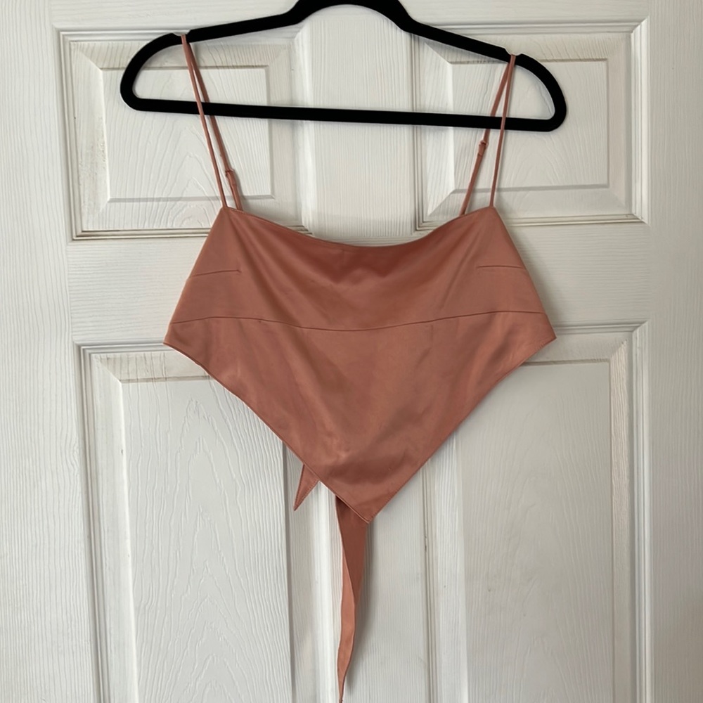 Danielle Bernstein Bandana Crop Top